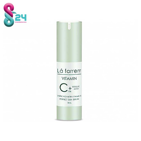 سرم روشن کننده و ضد پیری ویتامین سی 10 درصد + فرولیک اسید لافارر 30 میلی لیتر