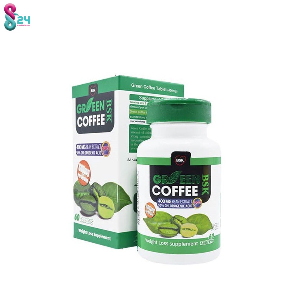 قرص گرین کافی  بی اس کی 60 عدد