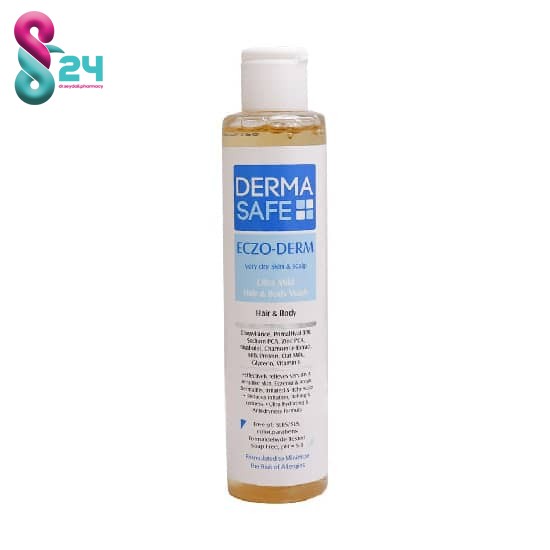 شامپو سر و بدن درماسیف پوست بسیار خشک