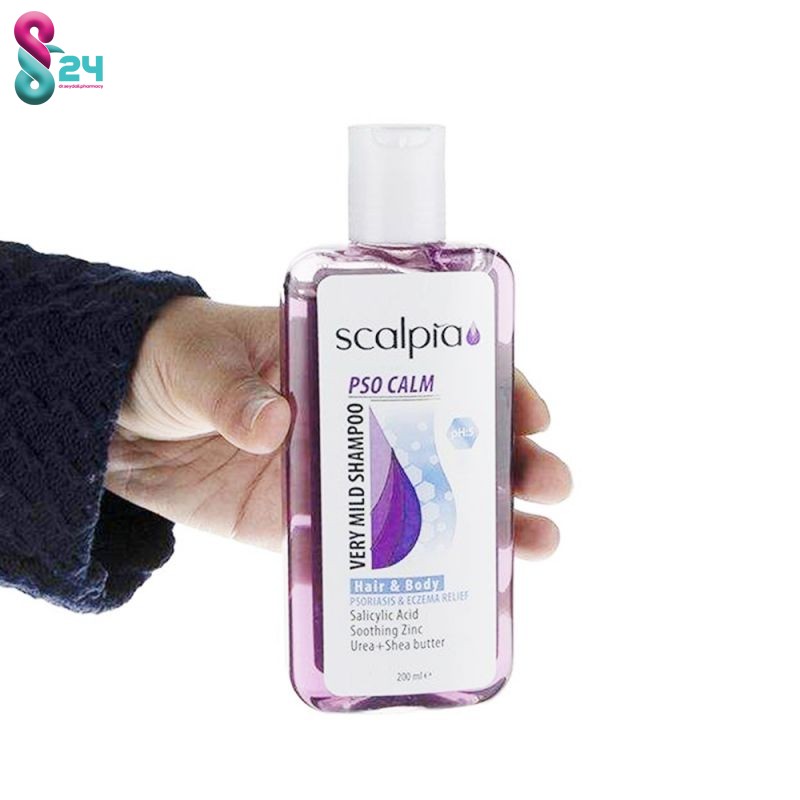 شامپو سر و بدن اسکالپیا بسیار ملایم 200 میلی لیتر