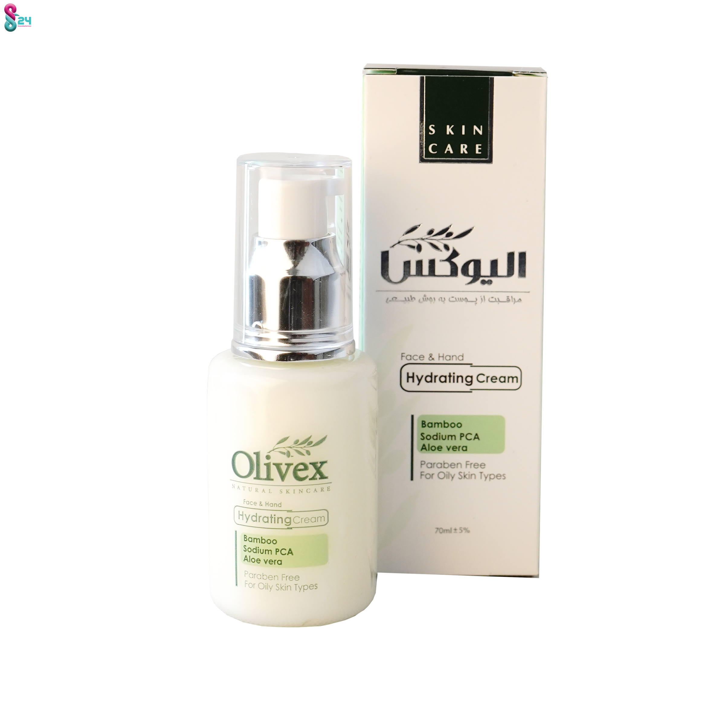 کرم آب رسان پوست چرب الیوکس 70 میلی لیتر