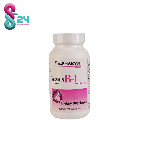 قرص ویتامین ب۱ ۳۰۰ میلی گرم پلاس فارما ۱۰۰ عدد