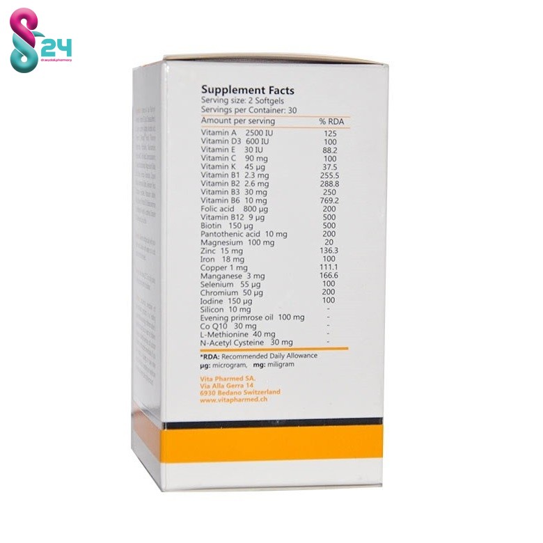 سافت ژل مولتی فور هر ویتالی تون 60 عدد