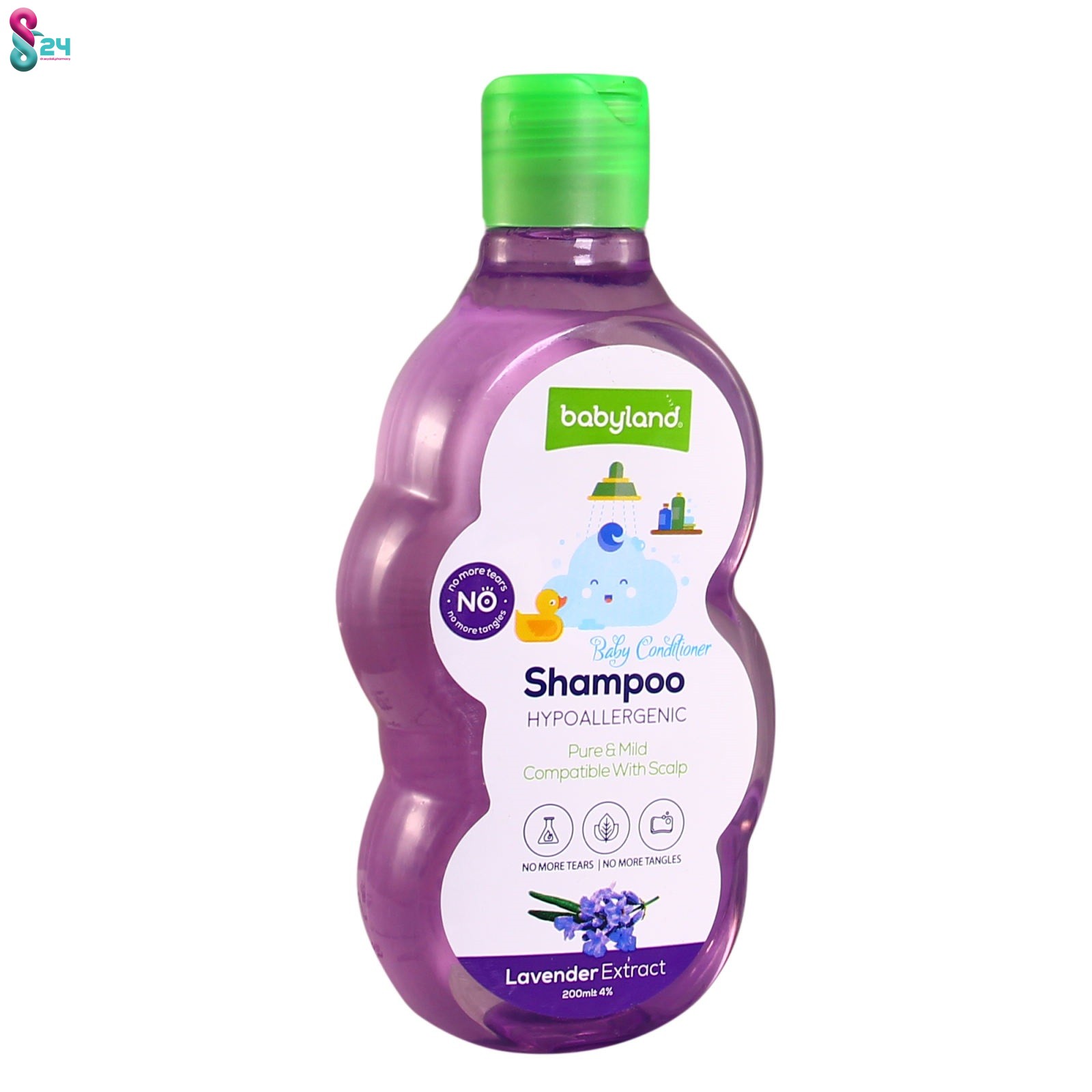 بیبی لند حاوی عصاره اسطوخودوس حجم 200 میلی  لیتر