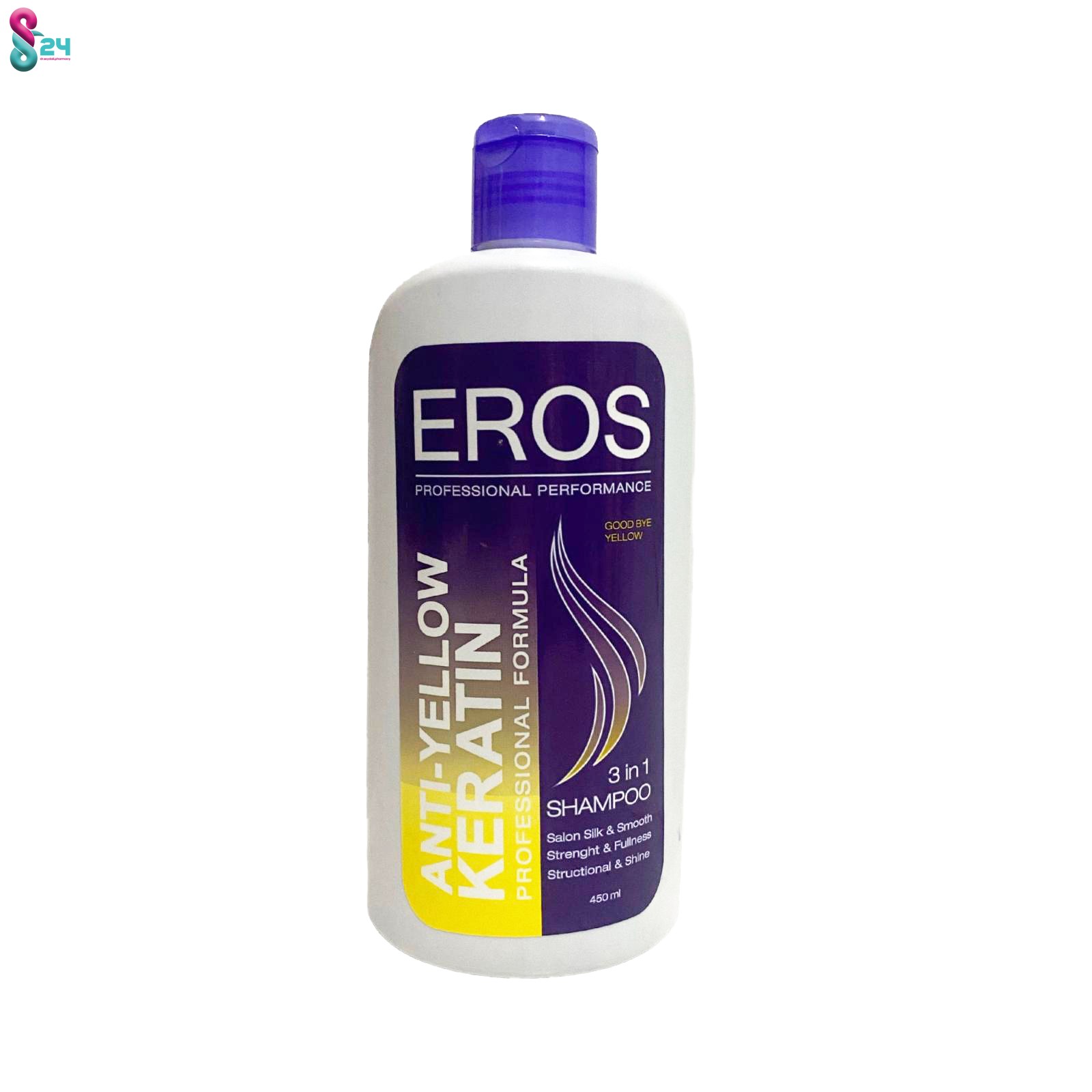 شامپو مو ایروس مدل ضد زردي كراتين
