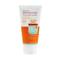 کرم ضد آفتاب نئودرم⁺SPF50 مدل هایلی پروتکتیو مناسب پوست های معمولی و خشک ۵۰ میلی لیتر