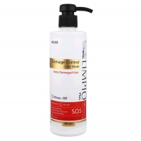 ماسک ترمیم کننده کراتینه مو S.O.S لیمپیو مناسب مو آسیب دیده حجم 500 میل