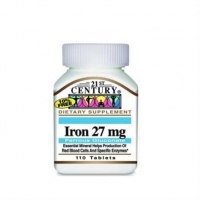 قرص آهن 27 میلی گرمی  ۲۱ سنتری 110 عدد