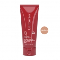 کرم ضد آفتاب SPF40 پوست خشک و معمولی لافارر رنگی و ضد لک